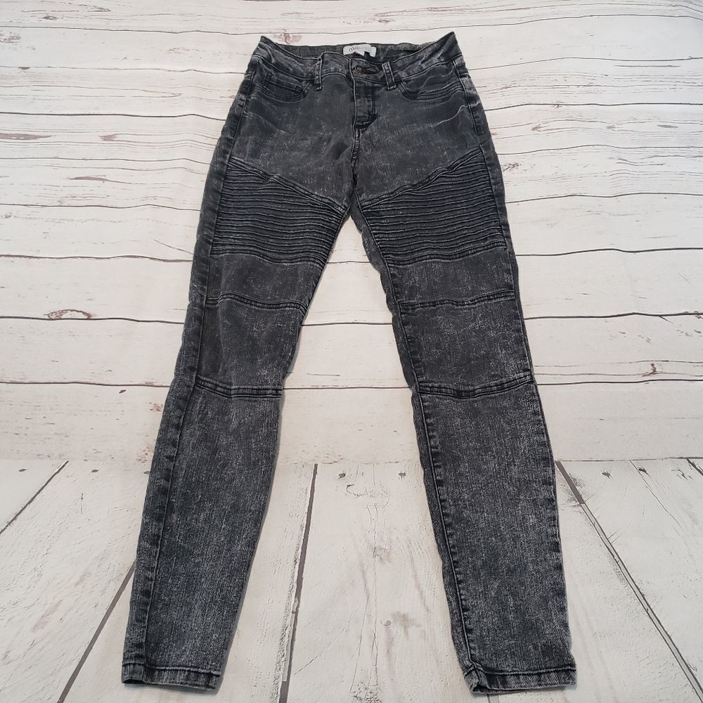 Cello Jeans Size 5 Skinny Stretch Black Denim Used
